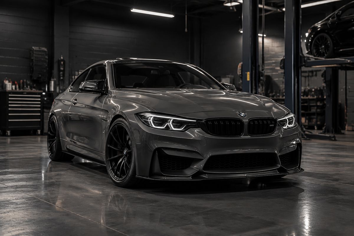 BMW M model in for performance service